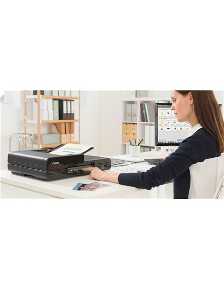 Планшетный сканер Canon imageFORMULA DR-F120, A4, Чёрный