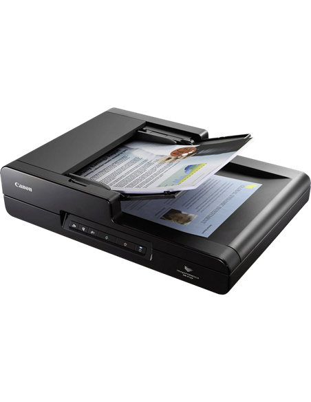 Планшетный сканер Canon imageFORMULA DR-F120, A4, Чёрный