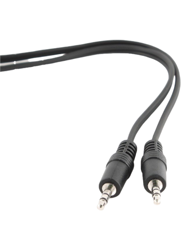 Audio Cable Cablexpert CCA-404-2M, 3.5mm 3-pin (M) - 3.5mm 3-pin (M), 2m, Чёрный