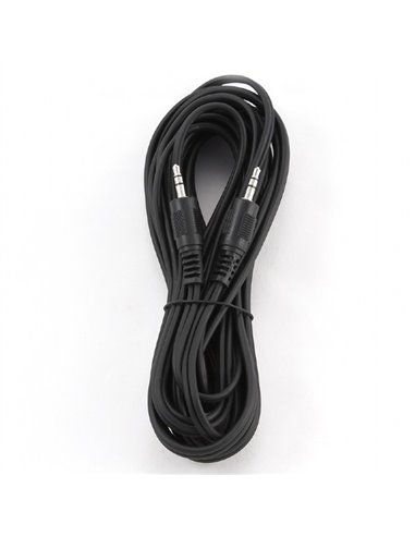 Audio Cable Cablexpert CCA-404-2M, 3.5mm 3-pin (M) - 3.5mm 3-pin (M), 2m, Чёрный