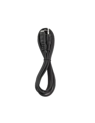 Аудиокабель Cablexpert CCA-423-2M, 3.5mm 3-pin (F) - 3.5mm 3-pin (M), 2м, Чёрный