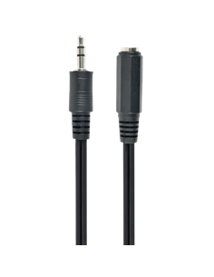 Cablu audio Cablexpert CCA-423-3M, 3.5mm 3-pin (F) - 3.5mm 3-pin (M), 3m, Negru