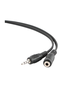 Аудиокабель Cablexpert CCA-423-3M, 3.5mm 3-pin (F) - 3.5mm 3-pin (M), 3м, Чёрный 2