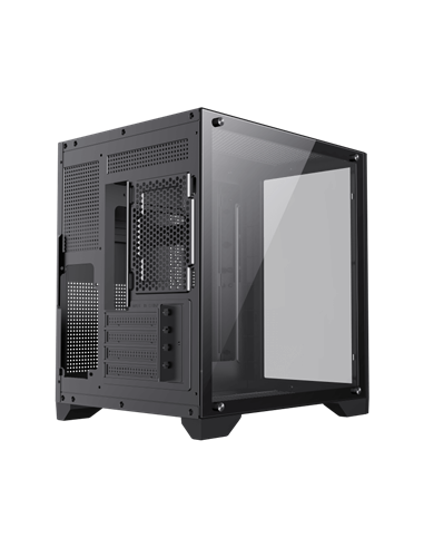 Carcasă PC Gamemax Infinity Mini, Micro-ATX, Fără PSU, Negru