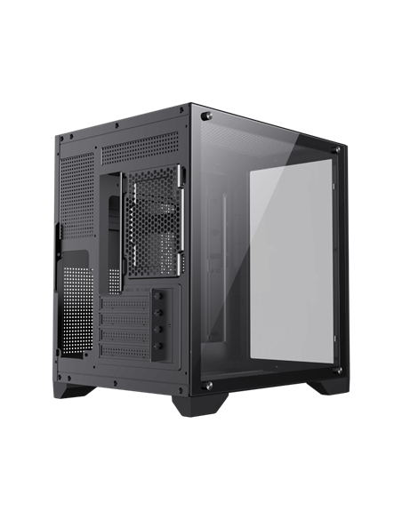 Carcasă PC Gamemax Infinity Mini, Micro-ATX, Fără PSU, Negru