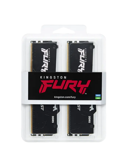 Memorie RAM Kingston FURY Beast RGB, DDR5 SDRAM, 6000 MHz, 64GB, KF560C30BBEAK2-64 Memorie RAM Kingston FURY Beast RGB, DDR5 SDRAM, 6000 MHz, 64GB, KF560C30BBEAK2-64