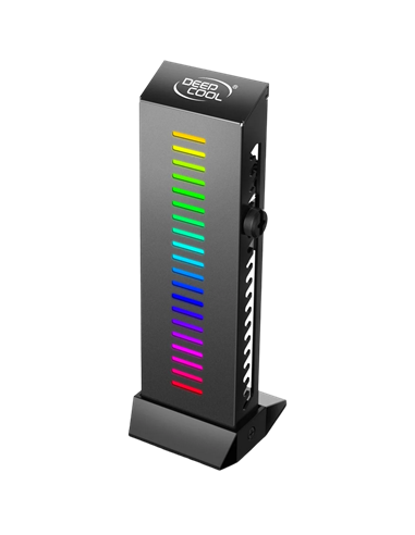 Suport pentru placă grafică Deepcool GH-01 A-RGB, Negru