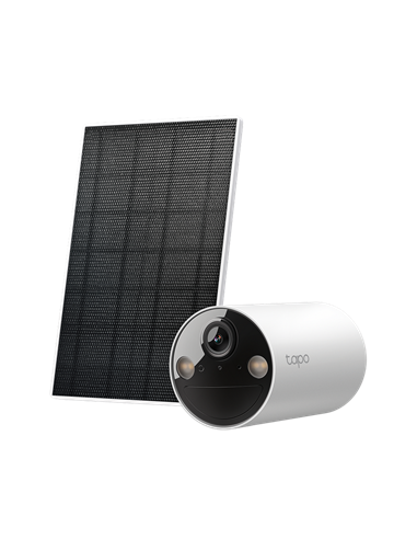Camera de supraveghere Smart + Panou solar TP-LINK TAPO C410 KIT, Alb