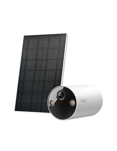 Camera de supraveghere Smart + Panou solar TP-LINK TAPO C410 KIT, Alb