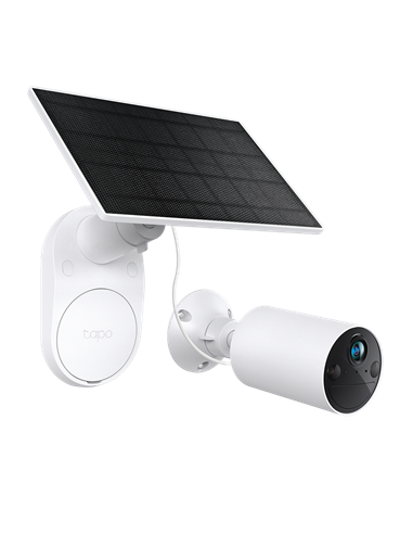 Camera de supraveghere Smart + Panou solar TP-LINK TAPO C410 KIT, Alb
