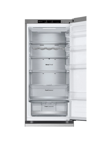 Холодильник LG GBV7280AMB, Нержавеющая сталь
