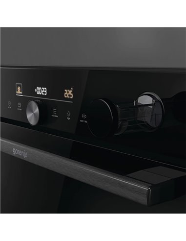 Электрический духовой шкаф Gorenje BPSA6747DGWI, Чёрный