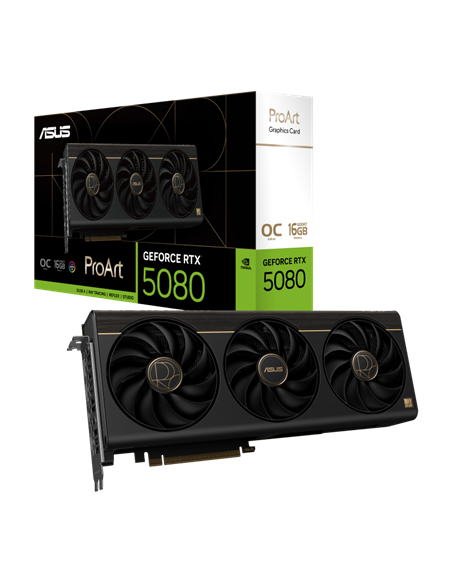 Placă Video ASUS PROART-RTX5080-O16G, 16GB GDDR7 256bit