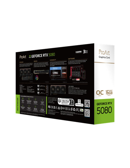 Placă Video ASUS PROART-RTX5080-O16G, 16GB GDDR7 256bit