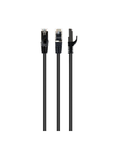 Patch cord Cablexpert PP6A-LSZHCU-0.5M, Cat6A SSTP, 0,5m, Negru