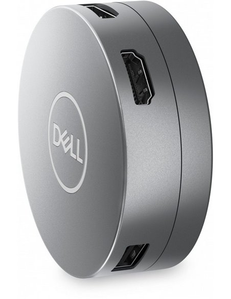 Многопортовый адаптер DELL DA305, Серебристый