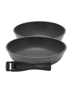 Set de vase Polaris EasyKeep-3D, 2,5L, Negru