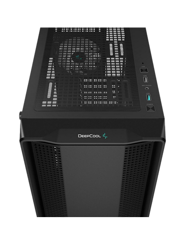 Компьютерный корпус Deepcool CC560 V2, Full-Tower, Без блока питания, Чёрный