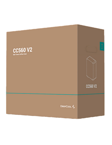 Carcasă PC Deepcool CC560 V2, Full-Tower, Fără PSU, Negru