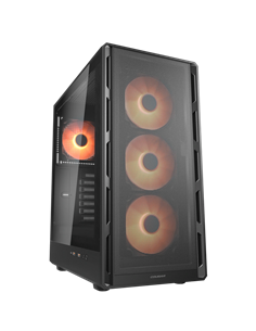 Компьютерный корпус Cougar Airface Pure PRO, Midi-Tower, Без блока питания, Чёрный