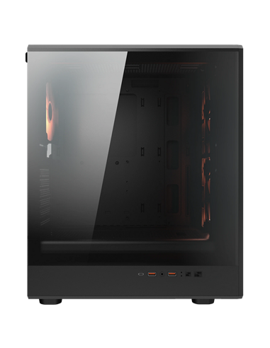 Компьютерный корпус Cougar Airface Pure PRO, Midi-Tower, Без блока питания, Чёрный