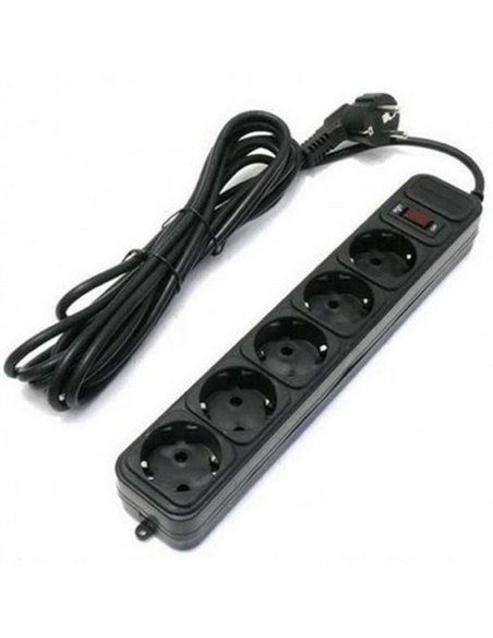 Prelungitor electric Ultra Power UP3-B-10PPB, 5 Prize, 3m, Negru