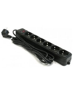 Prelungitor electric Ultra Power UP6-B-6PPB, 6 Prize, 1,8m, Negru 2