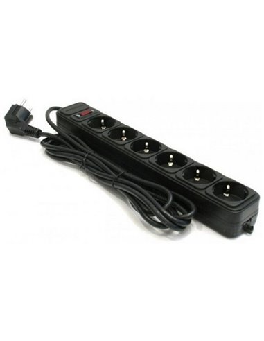 Prelungitor electric Ultra Power UP6-B-6PPB, 6 Prize, 1,8m, Negru