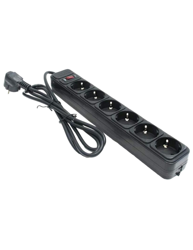 Prelungitor electric Ultra Power UP6-B-15PPB, 6 Prize, 4,5m, Negru