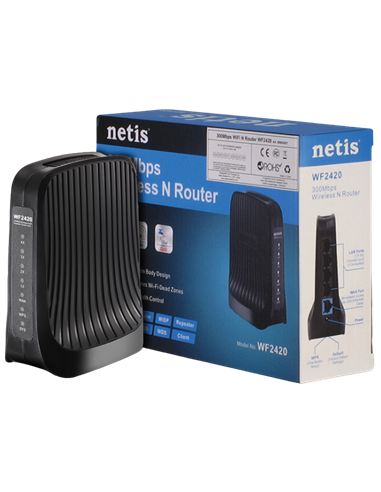 Беспроводной маршрутизатор Netis WF2420, Чёрный