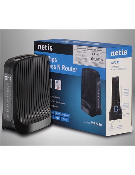 Router fără fir Netis WF2420, Negru