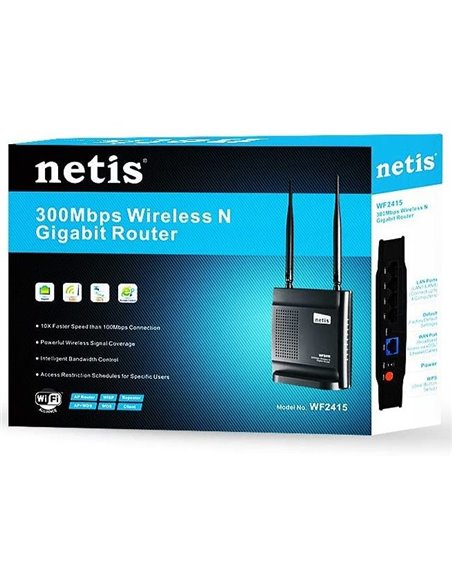Беспроводной маршрутизатор Netis WF2415, Чёрный