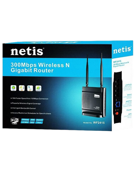 Беспроводной маршрутизатор Netis WF2415, Чёрный