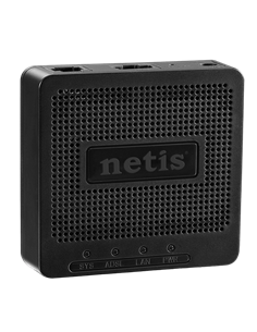 ADSL Модем Netis DL4201, ADSL/ADSL2/ADSL2 + до 24 Мбит/с, Чёрный