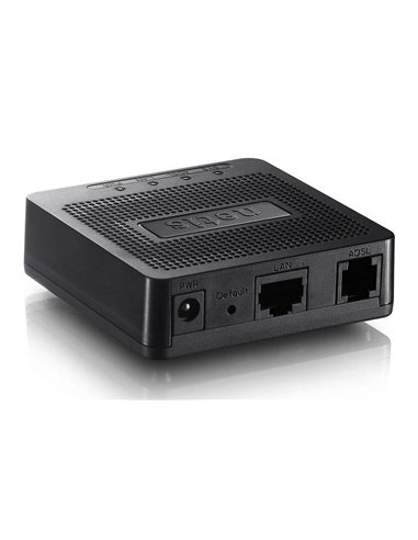 ADSL Модем Netis DL4201, ADSL/ADSL2/ADSL2 + до 24 Мбит/с, Чёрный