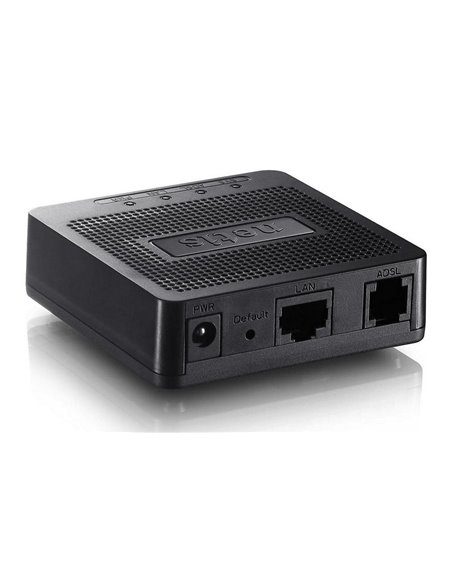 ADSL Модем Netis DL4201, ADSL/ADSL2/ADSL2 + до 24 Мбит/с, Чёрный