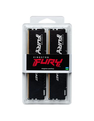 Memorie RAM Kingston FURY Beast, DDR5 SDRAM, 6000 MHz, 64GB, KF560C36BBEK2-64