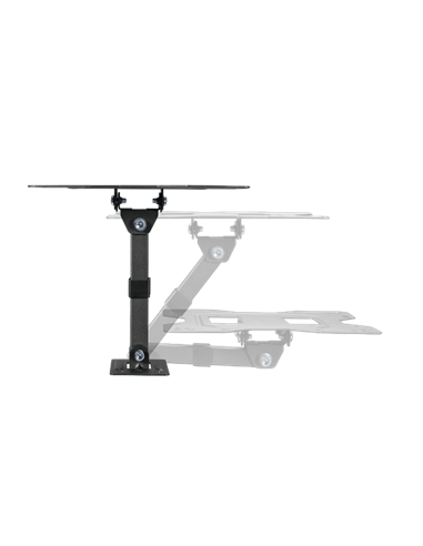 Настенное крепление для телевизора KIVI MOTION-221, Чёрный