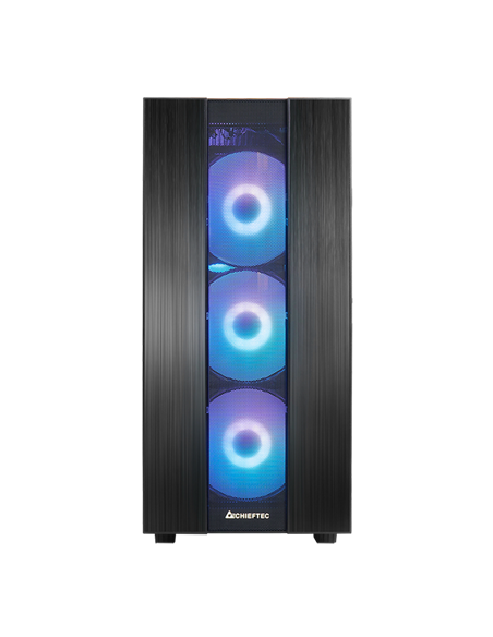 Carcasă PC Chieftec GS-02B-OP, Midi-Tower, Fără PSU, Negru