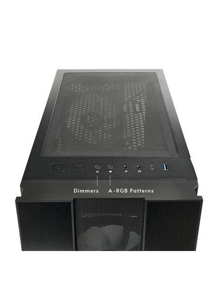 Carcasă PC Chieftec GS-02B-OP, Midi-Tower, Fără PSU, Negru