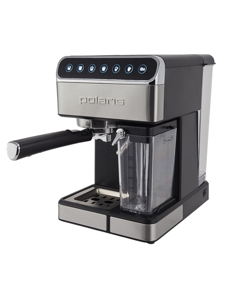 Cafetiera manuala Polaris PCM 1535E Adore Cappuccino, 1400W, Argintiu Cafetiera manuala Polaris PCM 1535E Adore Cappuccino, 1400W, Argintiu