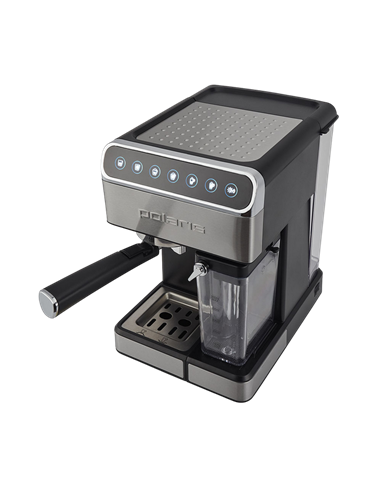 Cafetiera manuala Polaris PCM 1535E Adore Cappuccino, 1400W, Argintiu