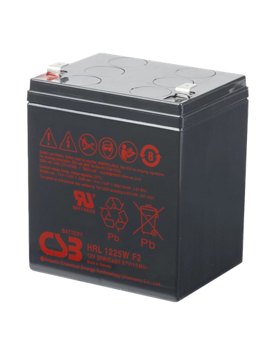 Аккумулятор для резервного питания CSB HRL1225W, 12В 6