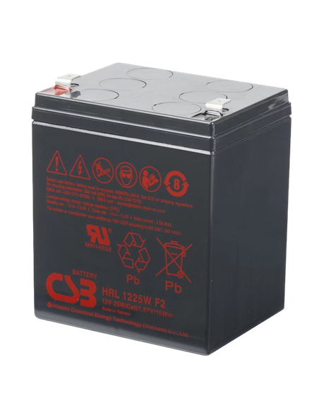 Аккумулятор для резервного питания CSB HRL1225W, 12В 6