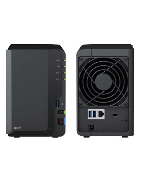 Stocare atașată la rețea SYNOLOGY DS223, Negru