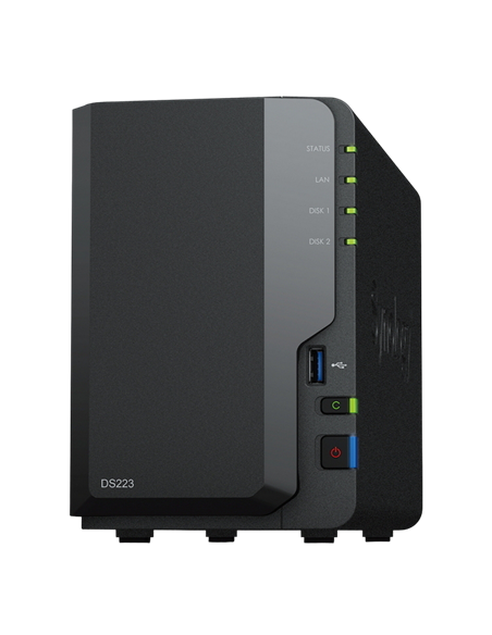 Stocare atașată la rețea SYNOLOGY DS223, Negru