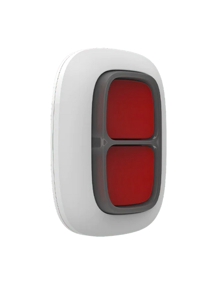 Buton de urgență Ajax DoubleButton, Alb