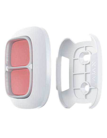 Buton de urgență Ajax DoubleButton, Alb