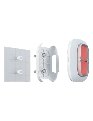 Buton de urgență Ajax DoubleButton, Alb