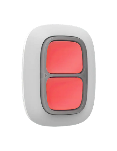 Buton de urgență Ajax DoubleButton, Alb